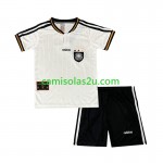 Camisolas de futebol Alemanha Retro Criança Equipamento Principal 1996 Manga Curta